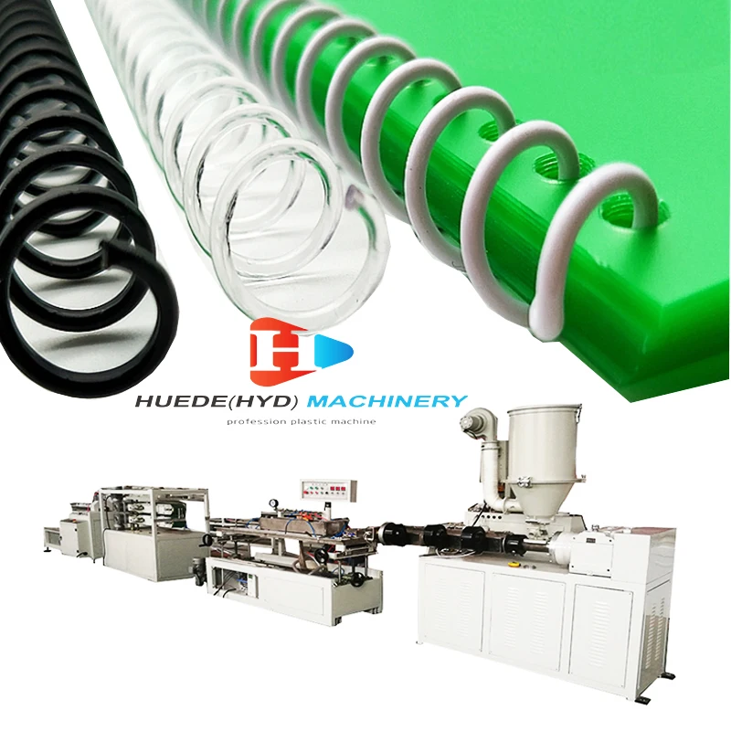 pvc notebook binding coil production machine