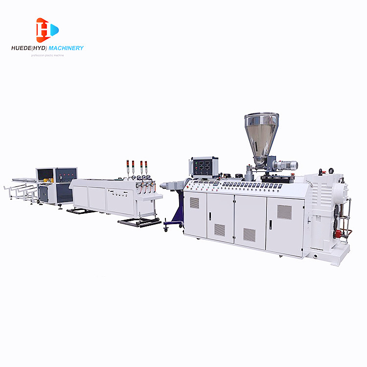 Four cavity pvc conduit production line